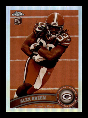 2011 Topps Chrome Sepia Refractor Alex Green 