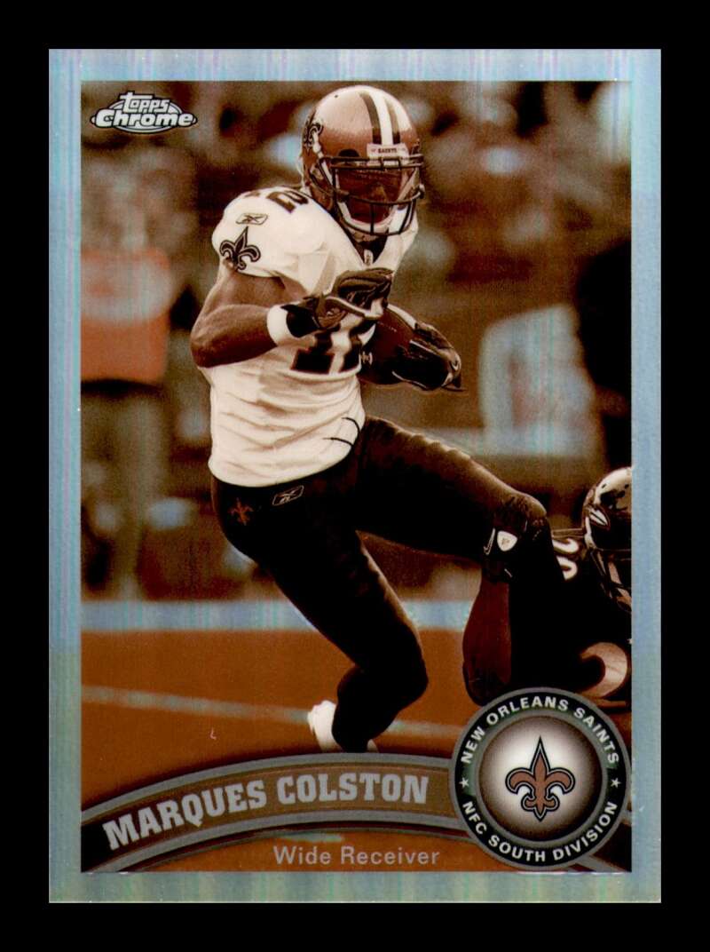 Load image into Gallery viewer, 2011 Topps Chrome Sepia Refractor Marques Colston #154 New Orleans Saints /99 Image 1
