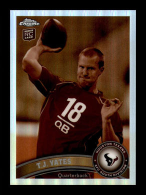 2011 Topps Chrome Sepia Refractor T.J. Yates 