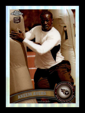 2011 Topps Chrome Sepia Refractor Akeem Ayers 