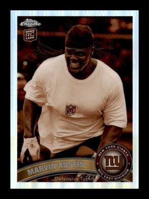 2011 Topps Chrome Sepia Refractor Marvin Austin 