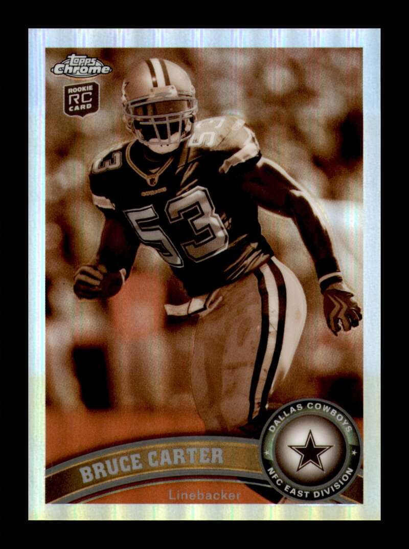 Load image into Gallery viewer, 2011 Topps Chrome Sepia Refractor Bruce Carter #175 Dallas Cowboys Rookie RC /99 Image 1
