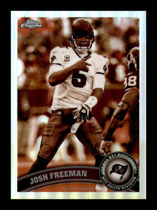 2011 Topps Chrome Sepia Refractor Josh Freeman