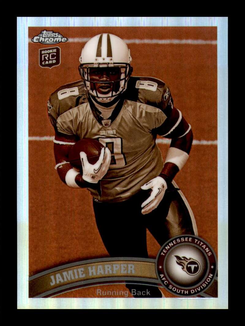 Load image into Gallery viewer, 2011 Topps Chrome Sepia Refractor Jamie Harper #181 Tennessee Titans Rookie RC /99 Image 1
