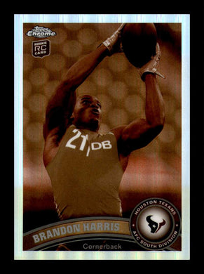 2011 Topps Chrome Sepia Refractor Brandon Harris 