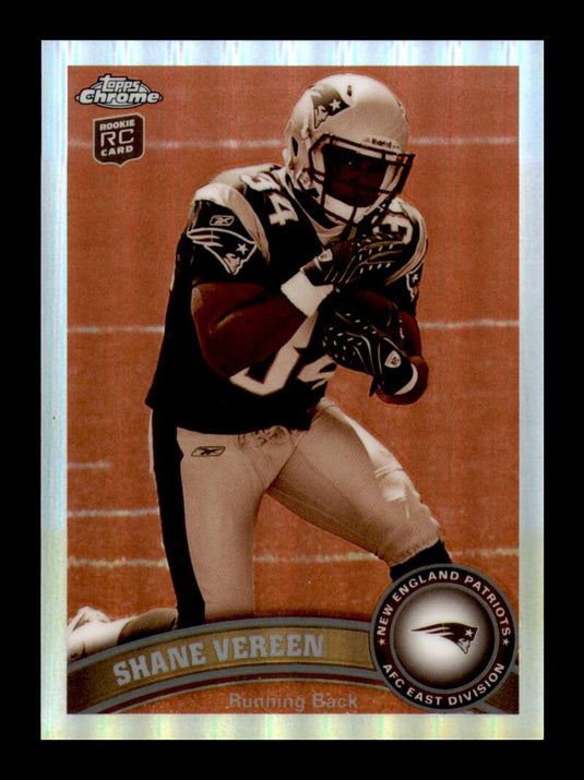 2011 Topps Chrome Sepia Refractor Shane Vereen