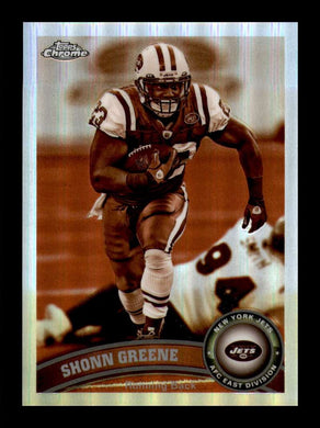 2011 Topps Chrome Sepia Refractor Shonn Greene 