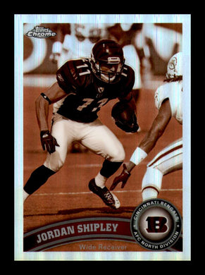 2011 Topps Chrome Sepia Refractor Jordan Shipley 