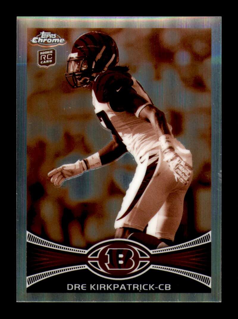 Load image into Gallery viewer, 2012 Topps Chrome Sepia Refractor Dre Kirkpatrick #28 Cincinnati Bengals Rookie RC /99  Image 1
