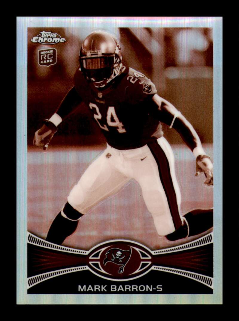 Load image into Gallery viewer, 2012 Topps Chrome Sepia Refractor Mark Barron #29 Tampa Bay Buccaneers Rookie RC /99  Image 1
