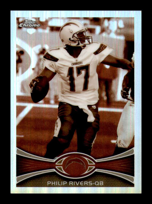 2012 Topps Chrome Sepia Refractor Philip Rivers