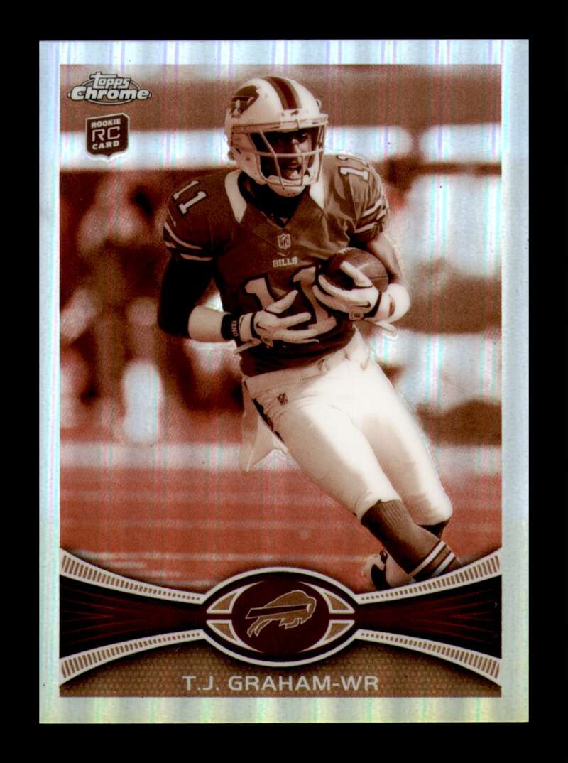 Load image into Gallery viewer, 2012 Topps Chrome Sepia Refractor T.J. Graham #47 Buffalo Bills Rookie RC /99  Image 1
