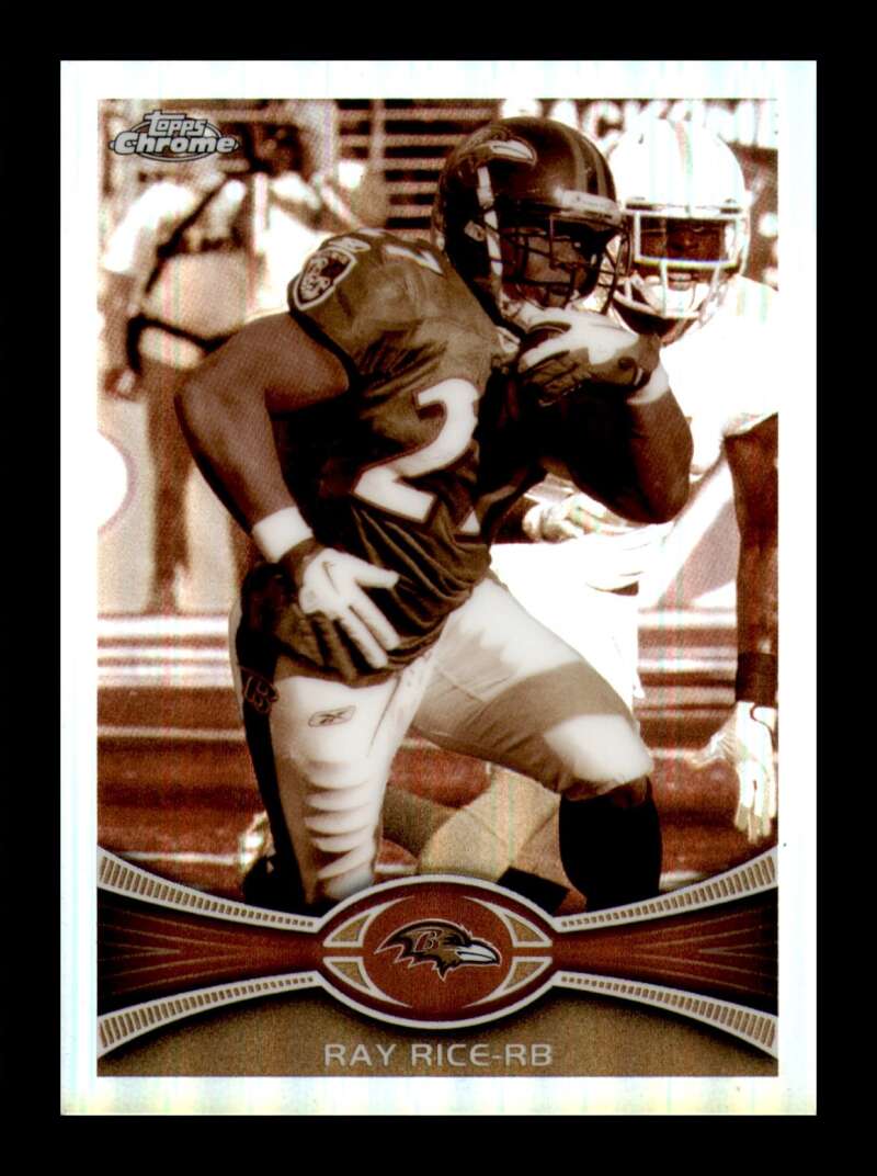 Load image into Gallery viewer, 2012 Topps Chrome Sepia Refractor Ray Rice #51 Baltimore Ravens /99  Image 1
