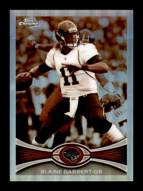 2012 Topps Chrome Sepia Refractor Blaine Gabbert 