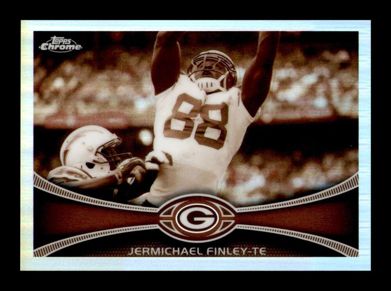 Load image into Gallery viewer, 2012 Topps Chrome Sepia Refractor Jermichael Finley #64 Green Bay Packers /99  Image 1
