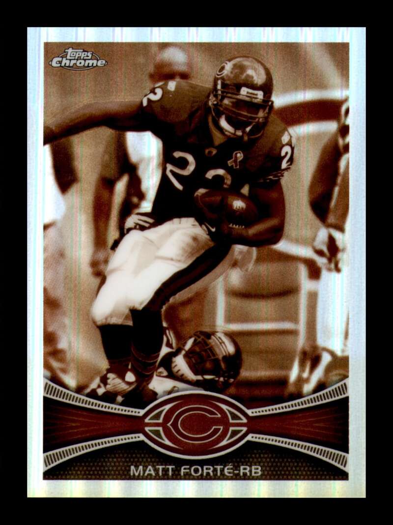 Load image into Gallery viewer, 2012 Topps Chrome Sepia Refractor Matt Forte #69 Chicago Bears /99  Image 1
