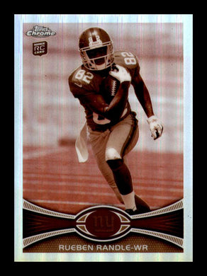 2012 Topps Chrome Sepia Refractor Rueben Randle 