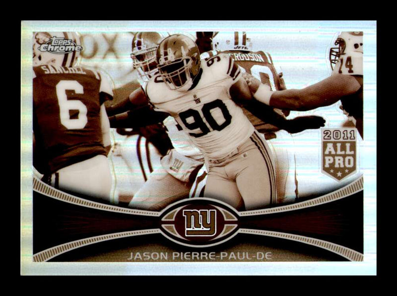 Load image into Gallery viewer, 2012 Topps Chrome Sepia Refractor Jason Pierre-Paul #76 New York Giants /99  Image 1
