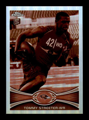 2012 Topps Chrome Sepia Refractor Tommy Streeter 