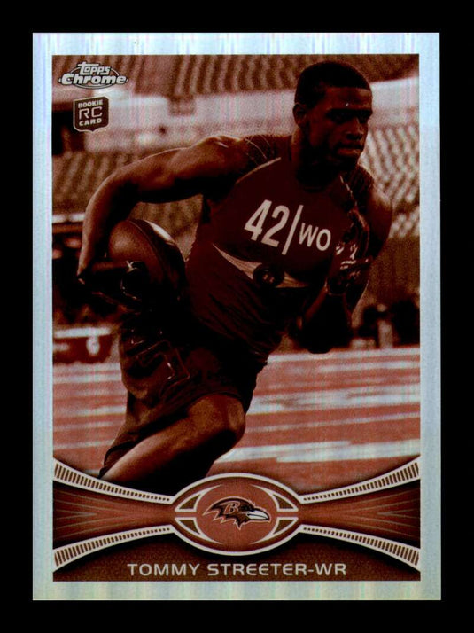 2012 Topps Chrome Sepia Refractor Tommy Streeter