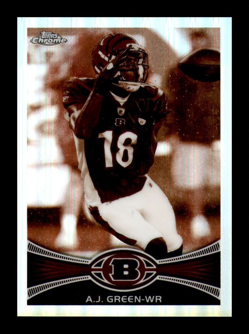 Load image into Gallery viewer, 2012 Topps Chrome Sepia Refractor A.J. Green #85 Cincinnati Bengals /99  Image 1
