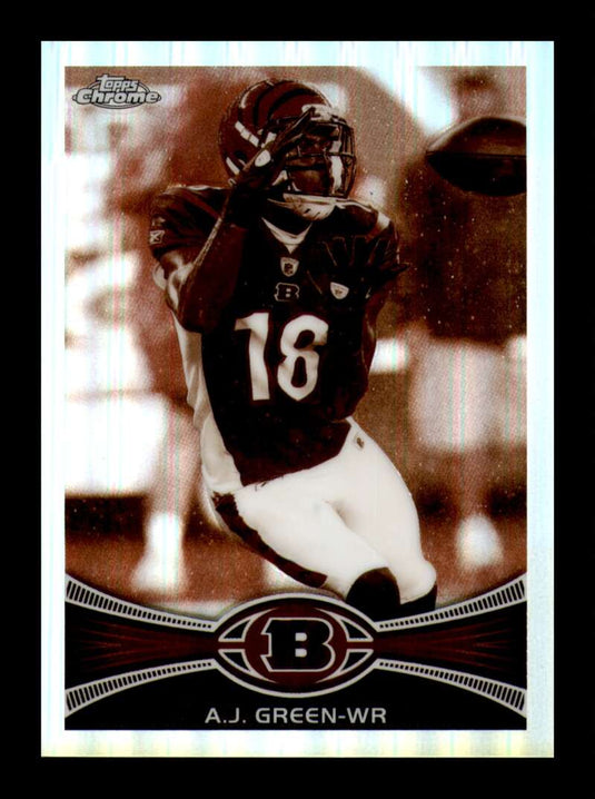 2012 Topps Chrome Sepia Refractor A.J. Green 