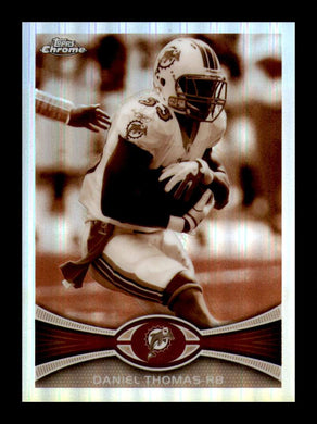 2012 Topps Chrome Sepia Refractor Daniel Thomas 