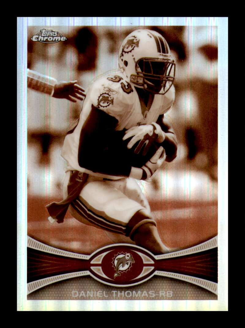 Load image into Gallery viewer, 2012 Topps Chrome Sepia Refractor Daniel Thomas #86 Miami Dolphins /99  Image 1
