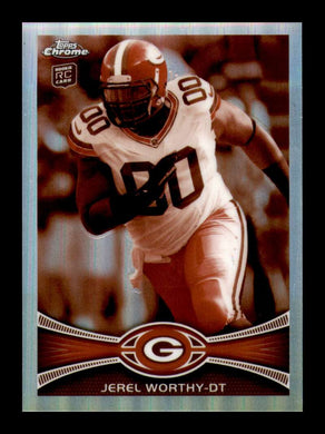 2012 Topps Chrome Sepia Refractor Jerel Worthy 