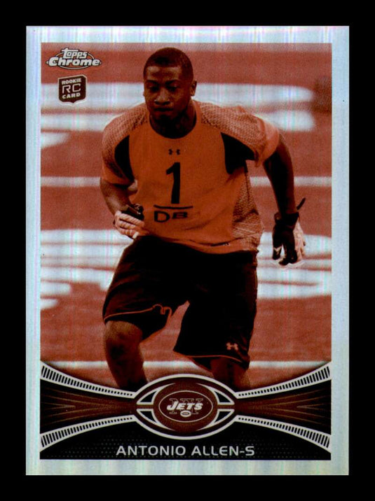 2012 Topps Chrome Sepia Refractor Antonio Allen 