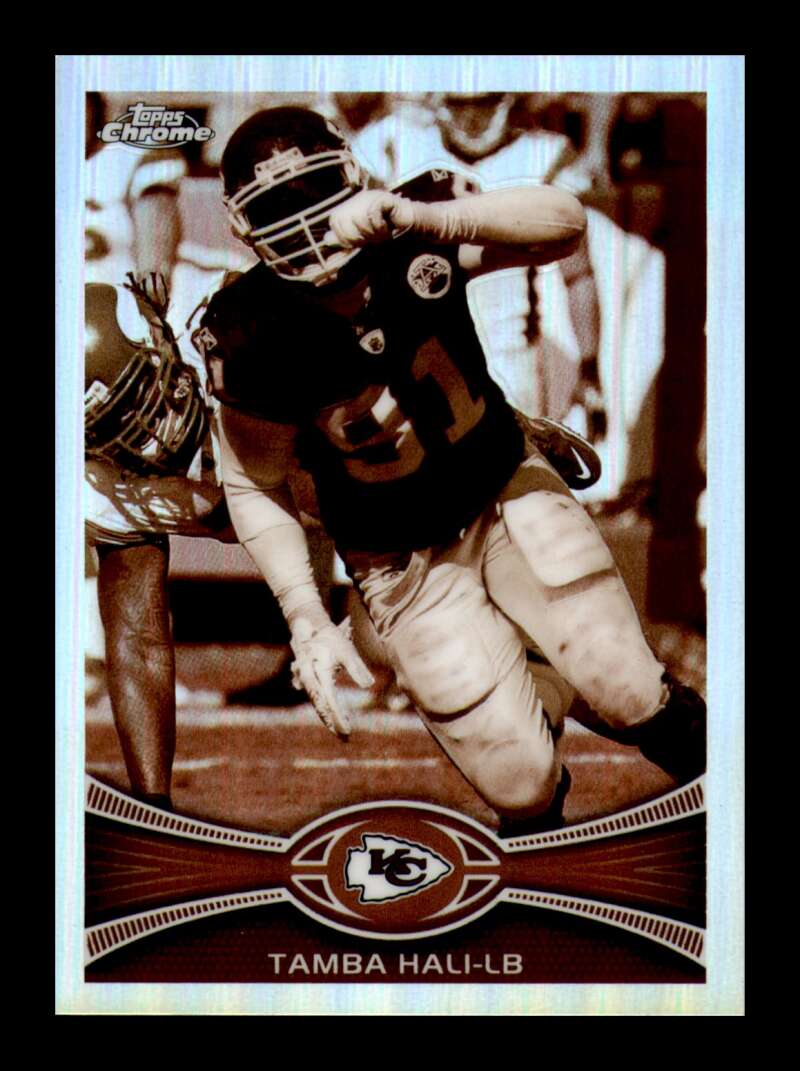 Load image into Gallery viewer, 2012 Topps Chrome Sepia Refractor Tamba Hali #102 Kansas City Chiefs /99  Image 1
