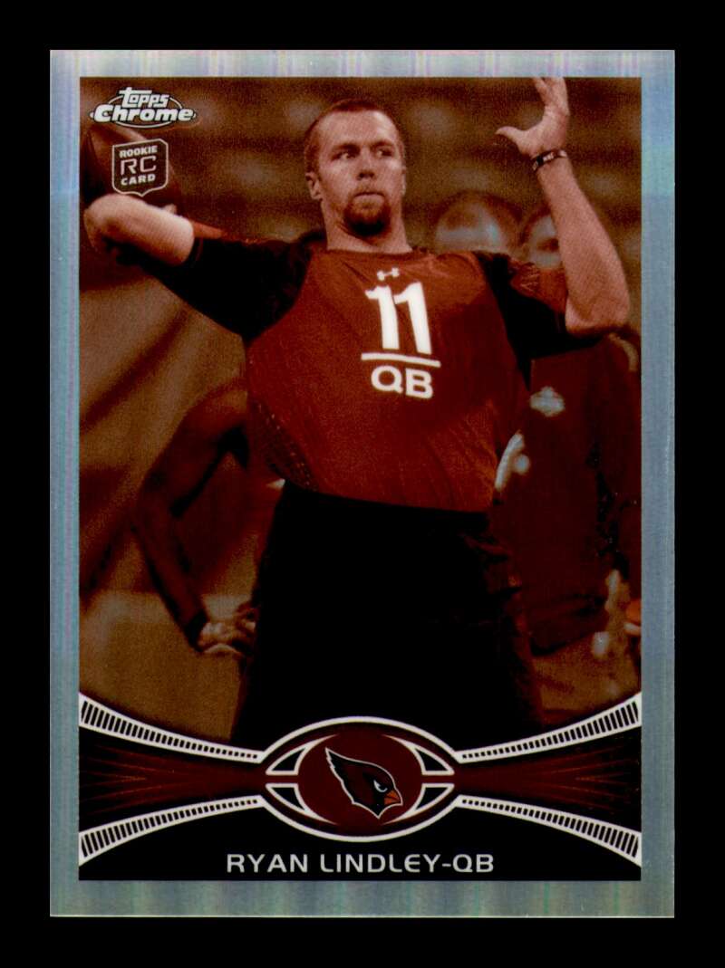 Load image into Gallery viewer, 2012 Topps Chrome Sepia Refractor Ryan Lindley #105 Arizona Cardinals Rookie RC /99  Image 1
