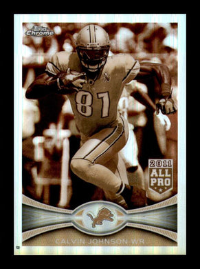 2012 Topps Chrome Sepia Refractor Calvin Johnson 