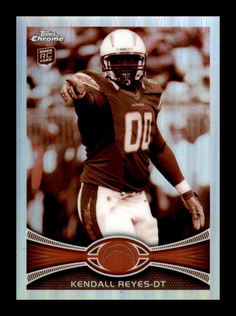 Load image into Gallery viewer, 2012 Topps Chrome Sepia Refractor Kendall Reyes #116 San Diego Chargers Rookie RC /99  Image 1
