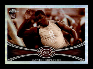 2012 Topps Chrome Sepia Refractor Quinton Coples 