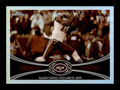 2012 Topps Chrome Sepia Refractor Santonio Holmes 