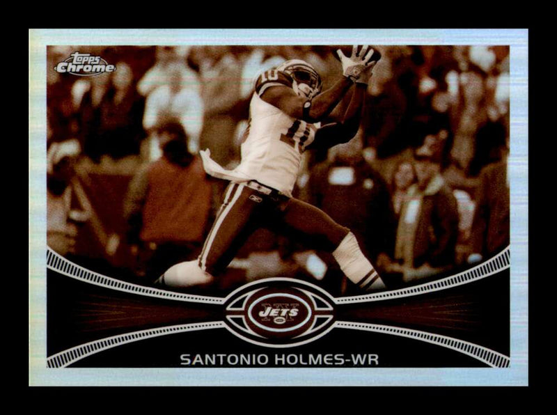 Load image into Gallery viewer, 2012 Topps Chrome Sepia Refractor Santonio Holmes #124 New York Jets /99  Image 1
