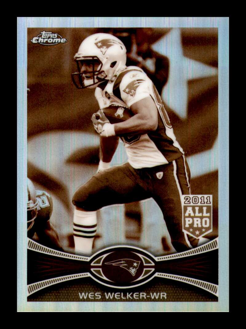 Load image into Gallery viewer, 2012 Topps Chrome Sepia Refractor Wes Welker #129 New England Patriots /99  Image 1
