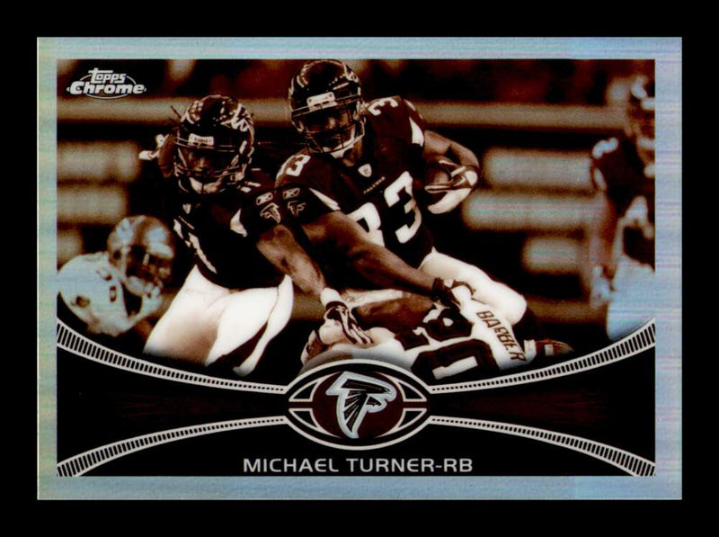 Load image into Gallery viewer, 2012 Topps Chrome Sepia Refractor Michael Turner #130 Atlanta Falcons /99  Image 1
