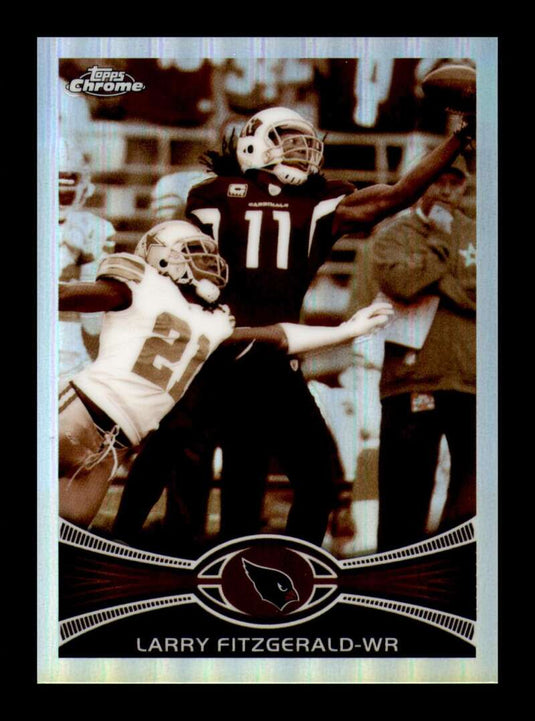 2012 Topps Chrome Sepia Refractor Larry Fitzgerald