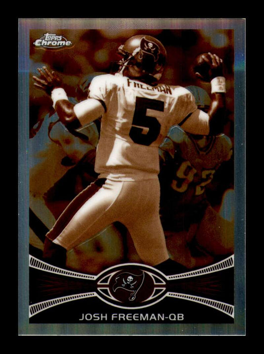 2012 Topps Chrome Sepia Refractor Josh Freeman 