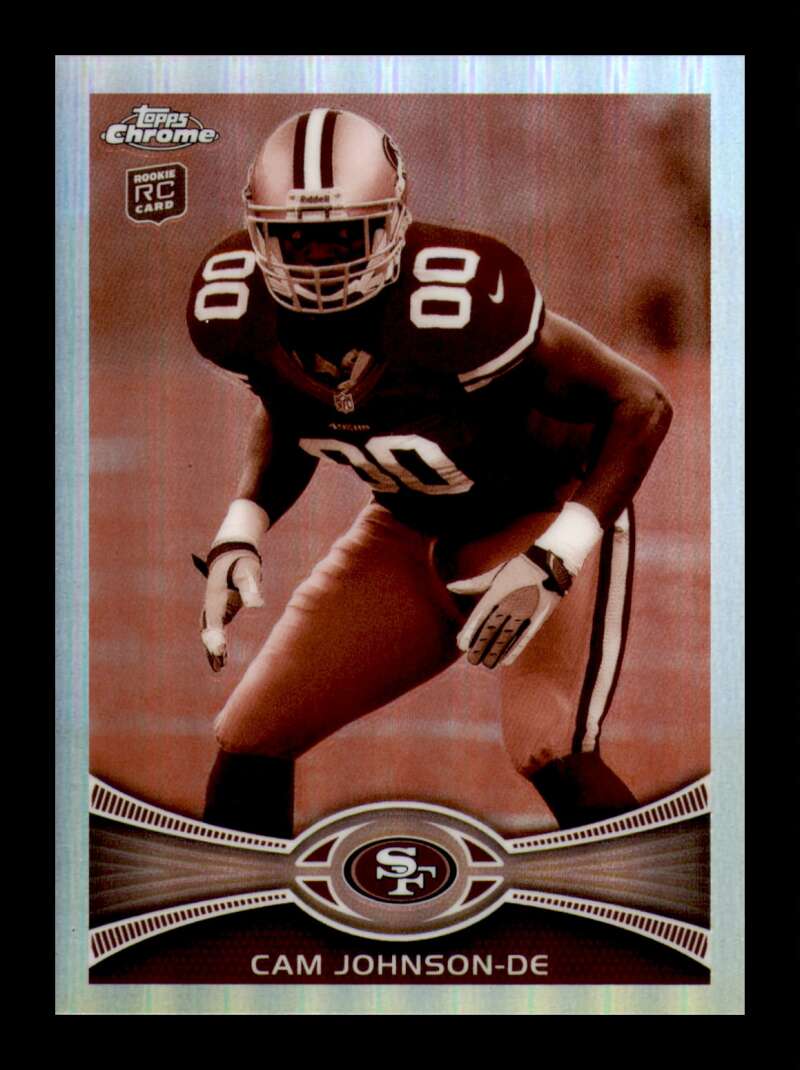 Load image into Gallery viewer, 2012 Topps Chrome Sepia Refractor Cam Johnson #159 San Francisco 49ers Rookie RC /99  Image 1
