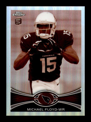 2012 Topps Chrome Sepia Refractor Michael Floyd 