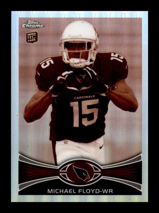 2012 Topps Chrome Sepia Refractor Michael Floyd