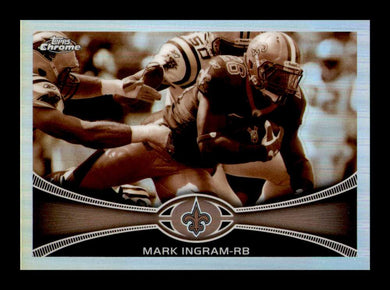 2012 Topps Chrome Sepia Refractor Mark Ingram 