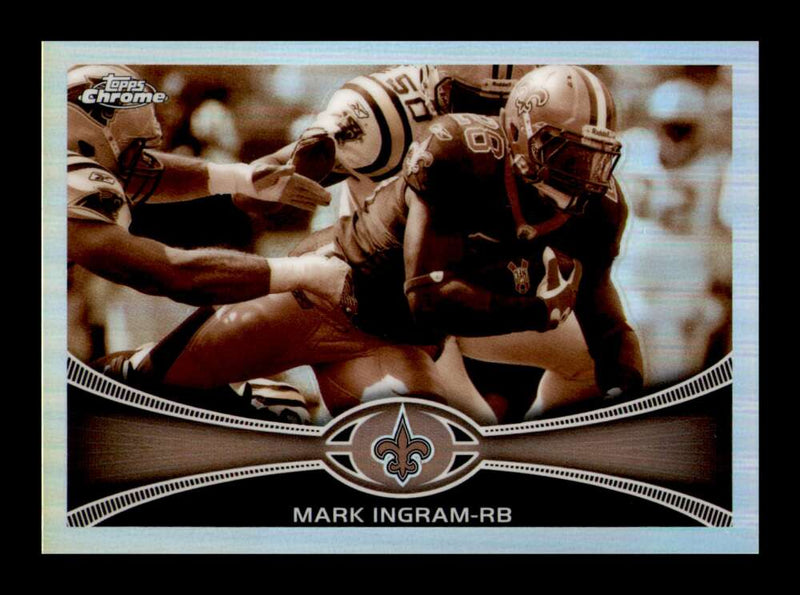 Load image into Gallery viewer, 2012 Topps Chrome Sepia Refractor Mark Ingram #171 New Orleans Saints /99  Image 1
