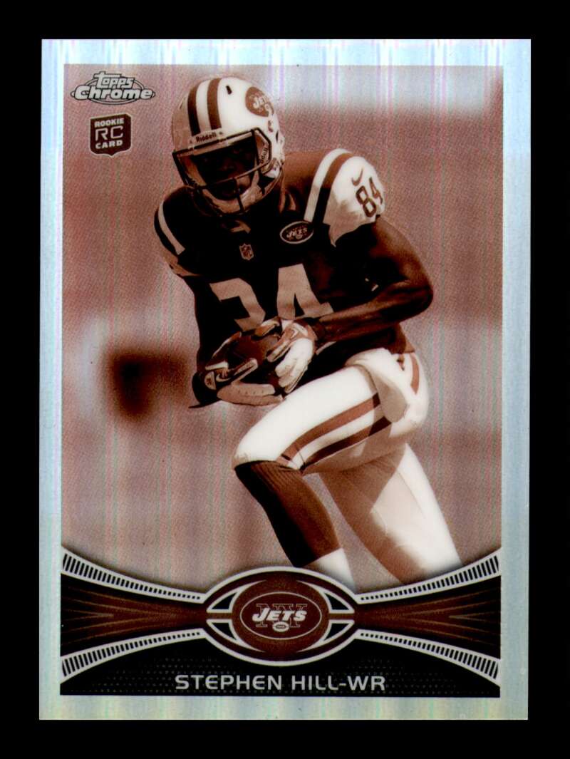 Load image into Gallery viewer, 2012 Topps Chrome Sepia Refractor Stephen Hill #175 New York Jets Rookie RC /99  Image 1
