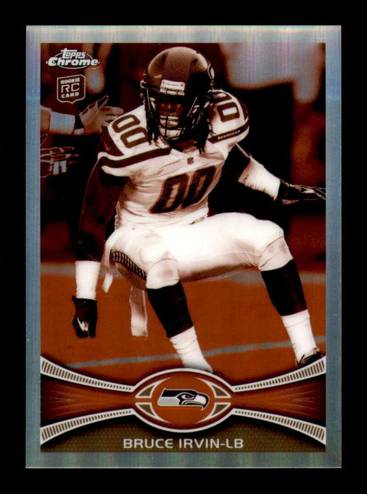 2012 Topps Chrome Sepia Refractor Bruce Irvin