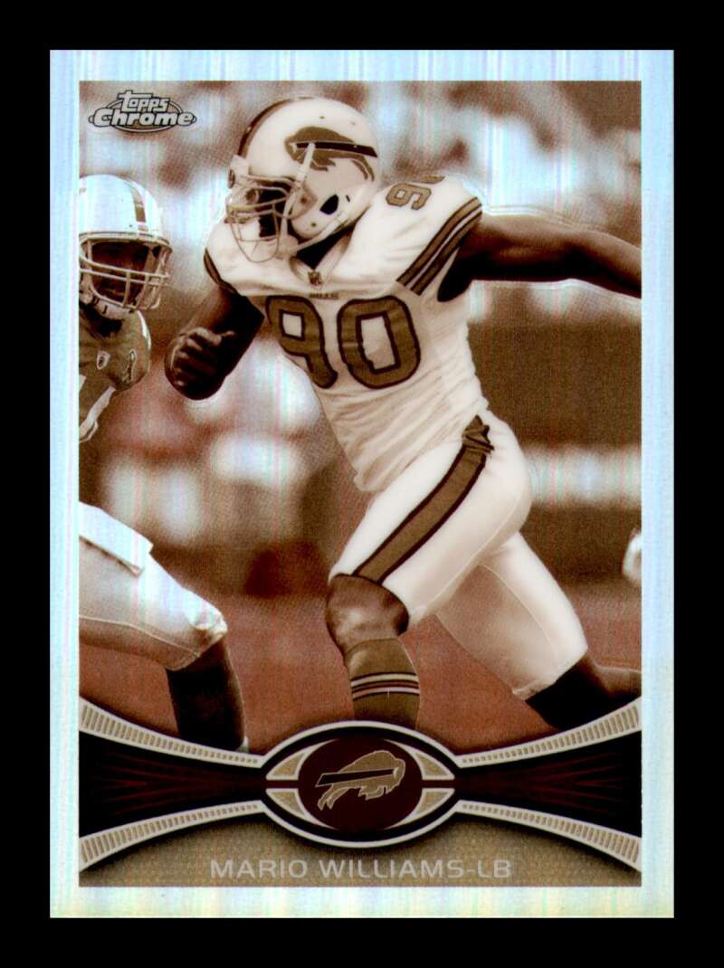 Load image into Gallery viewer, 2012 Topps Chrome Sepia Refractor Mario Williams #181 Buffalo Bills /99  Image 1
