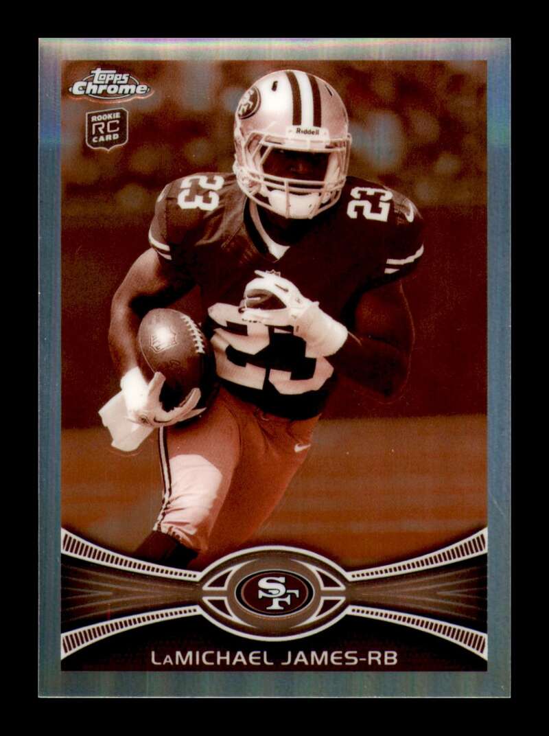 Load image into Gallery viewer, 2012 Topps Chrome Sepia Refractor LaMichael James #191 San Francisco 49ers Rookie RC /99  Image 1
